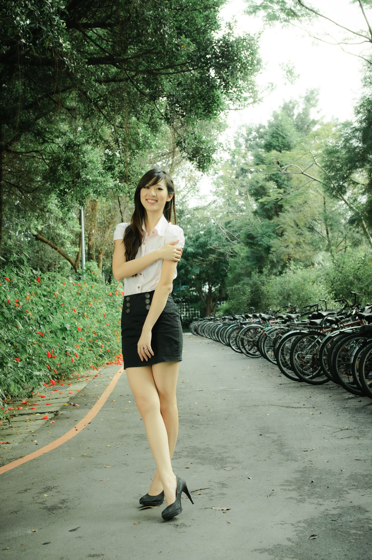 《国光帮帮忙》助理美女主持韦韦 高清街拍/清新唯美写真合集(全)