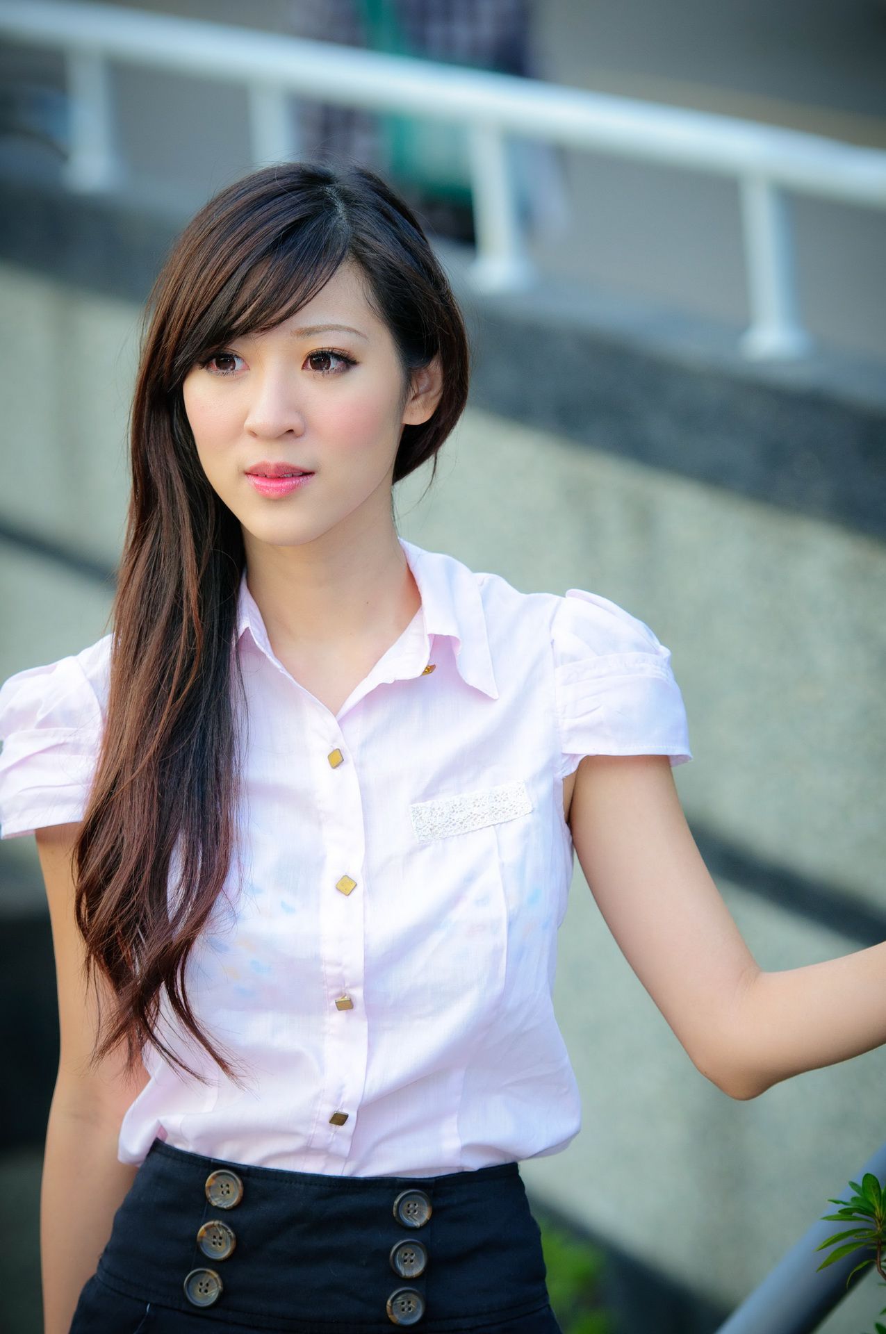 《国光帮帮忙》助理美女主持韦韦 高清街拍/清新唯美写真合集(全)
