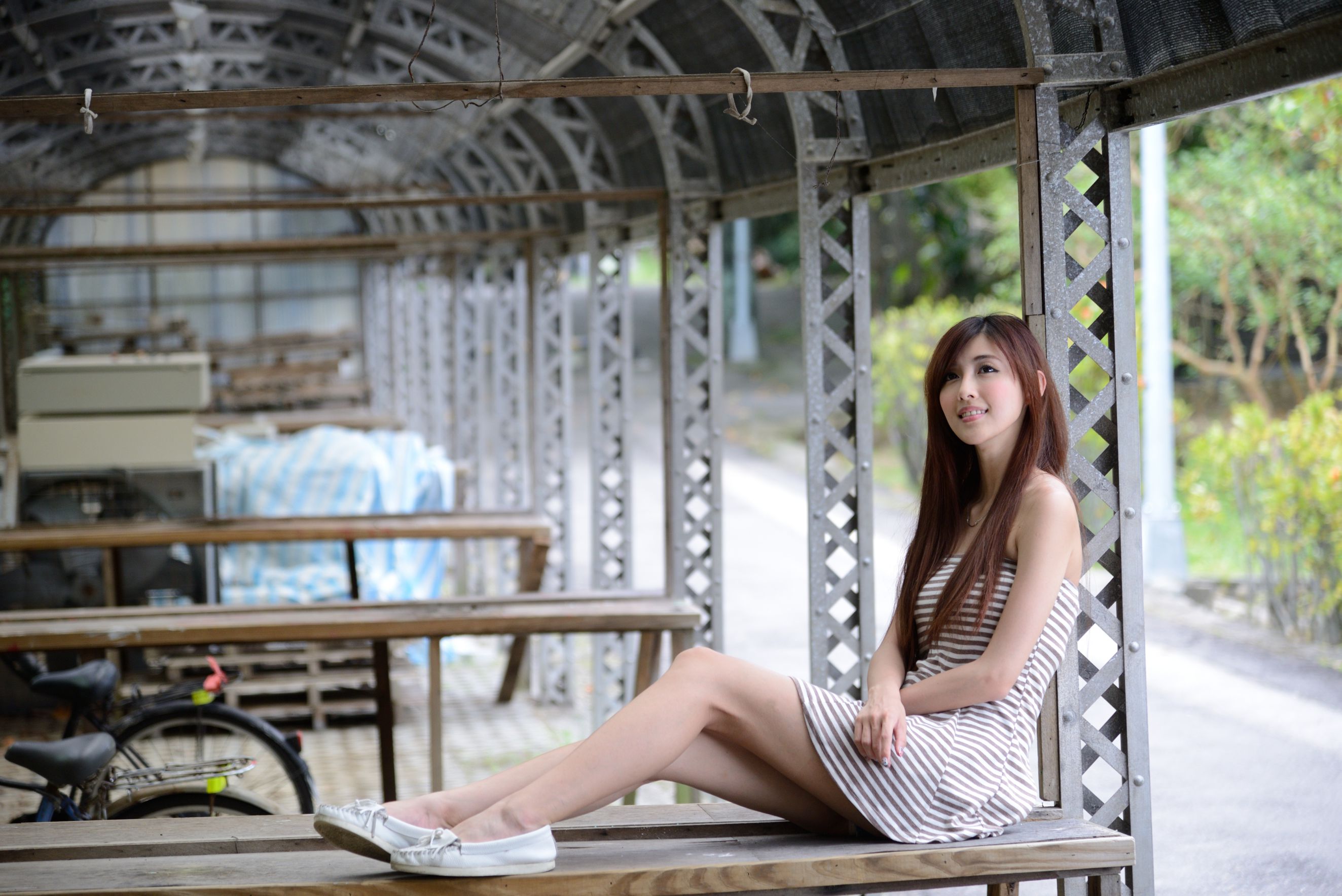 [台湾美女图片] Kila晶晶 - 士林官邸超清外拍写真套图