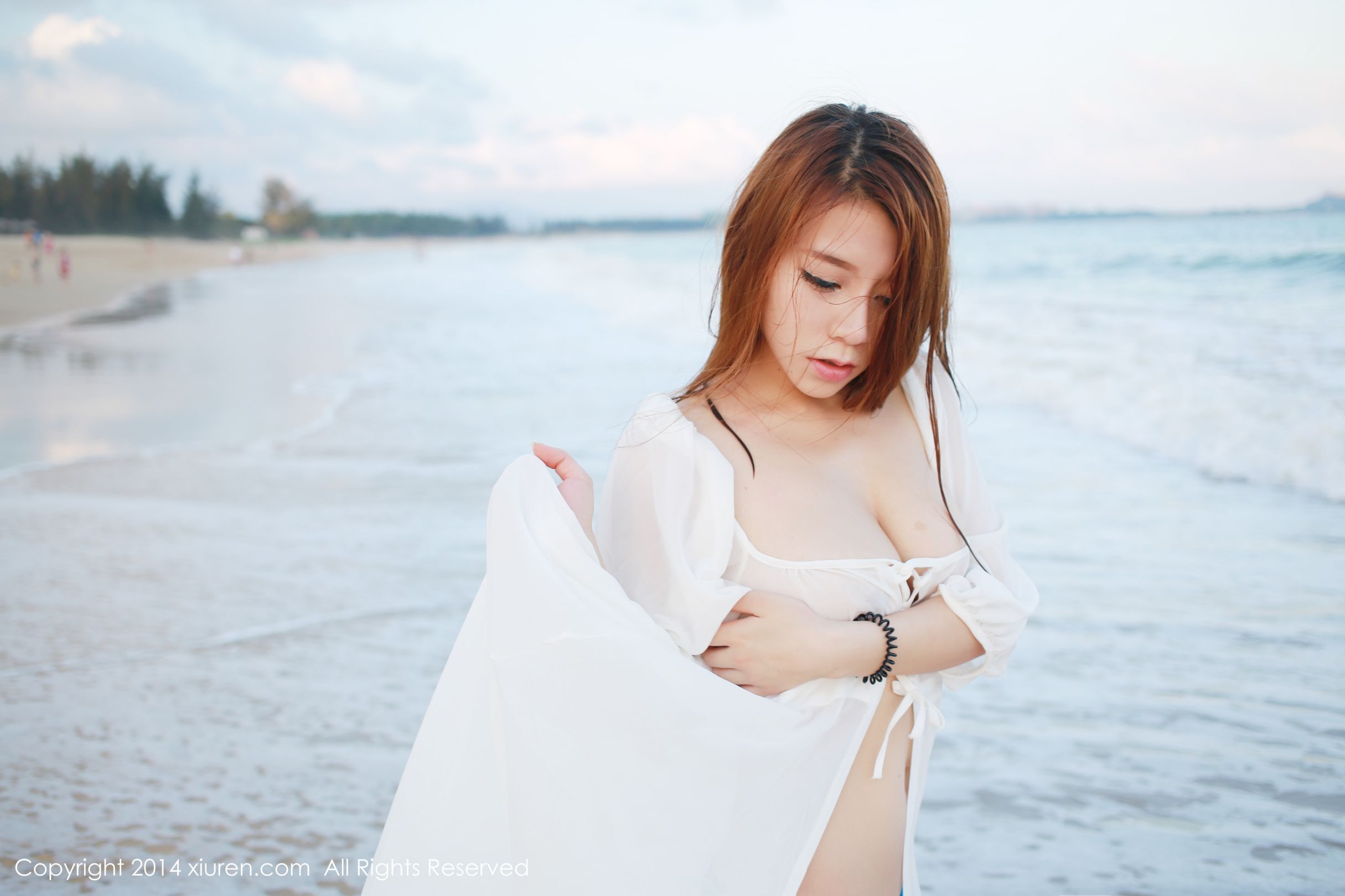 [XIUREN秀人网] vetiver嘉宝贝儿-海边唯美清新套图