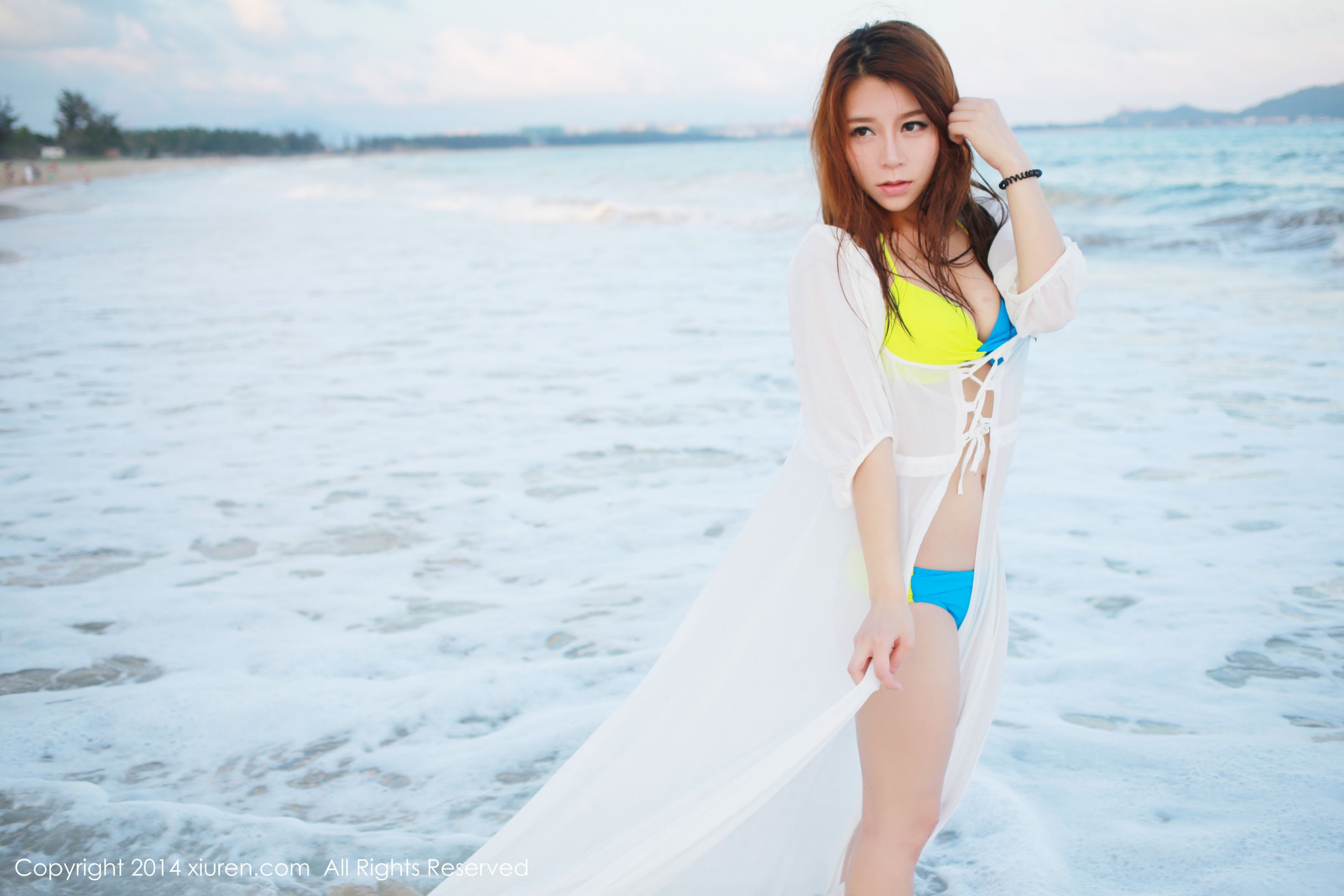 [XIUREN秀人网] vetiver嘉宝贝儿-海边唯美清新套图