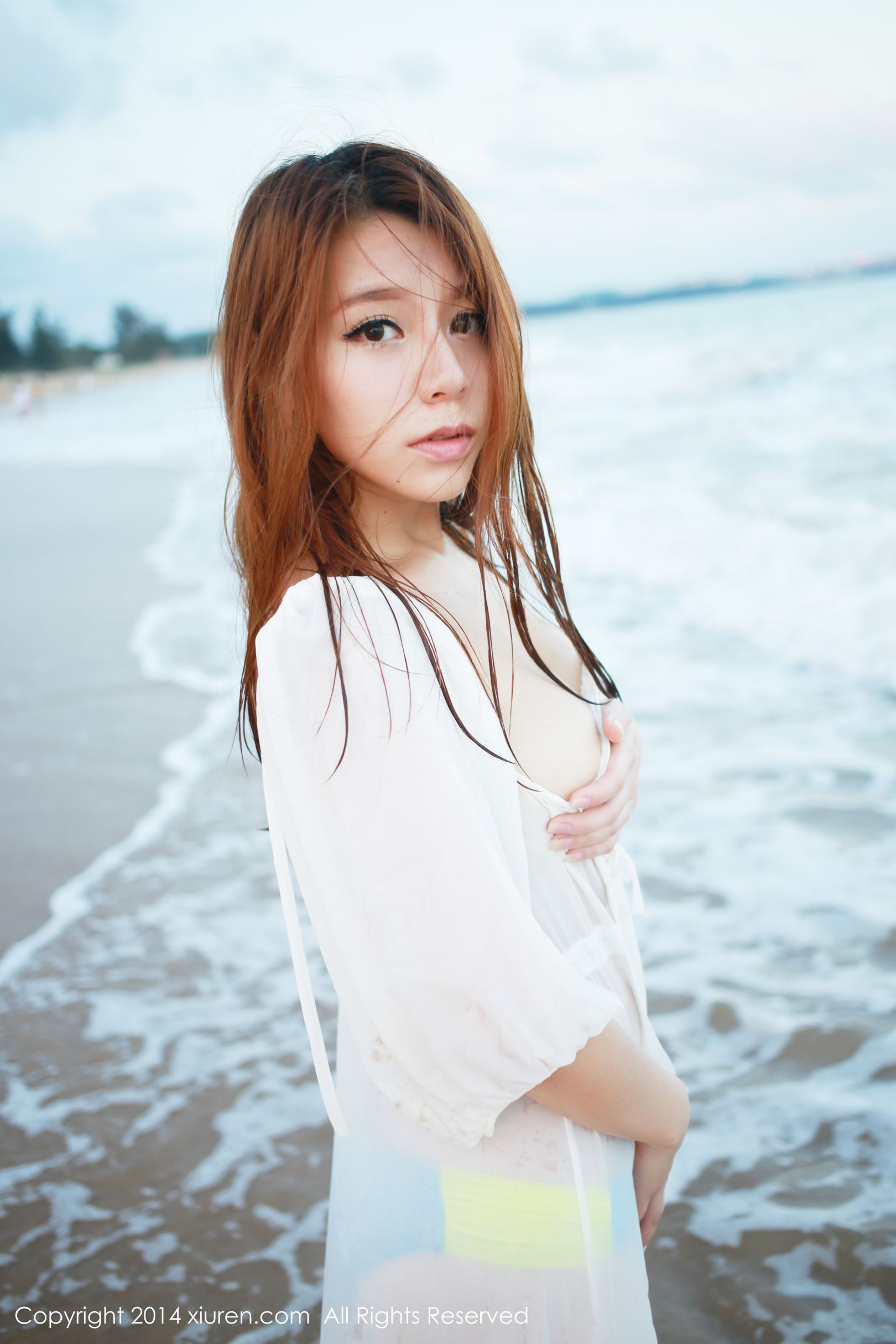 [XIUREN秀人网] vetiver嘉宝贝儿-海边唯美清新套图