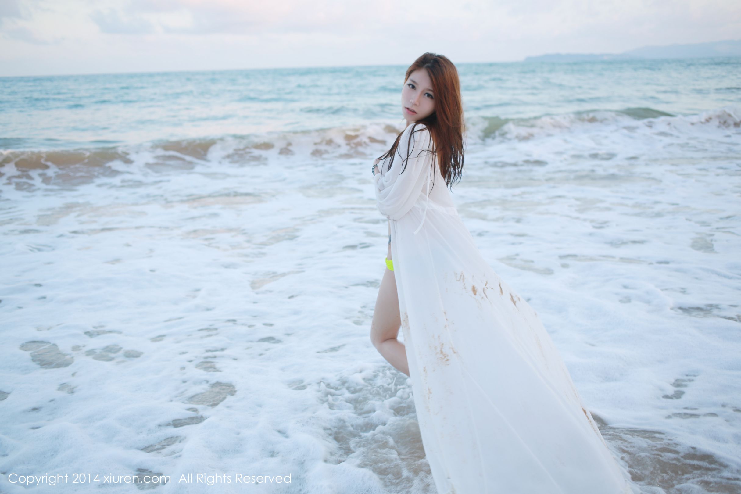 [XIUREN秀人网] vetiver嘉宝贝儿-海边唯美清新套图