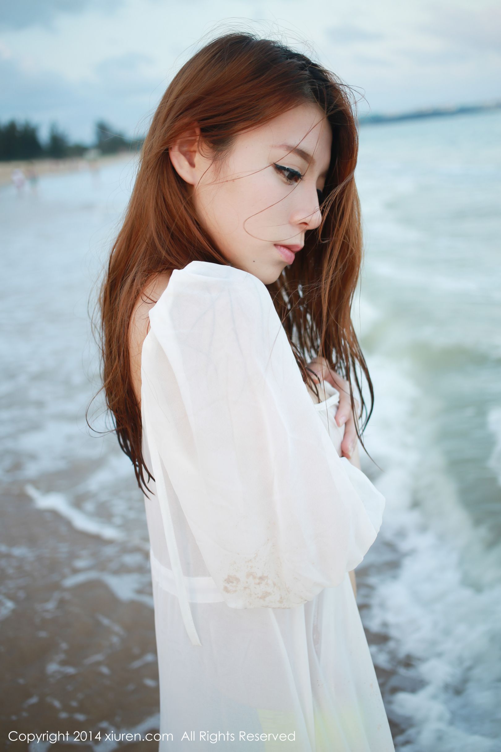 [XIUREN秀人网] vetiver嘉宝贝儿-海边唯美清新套图