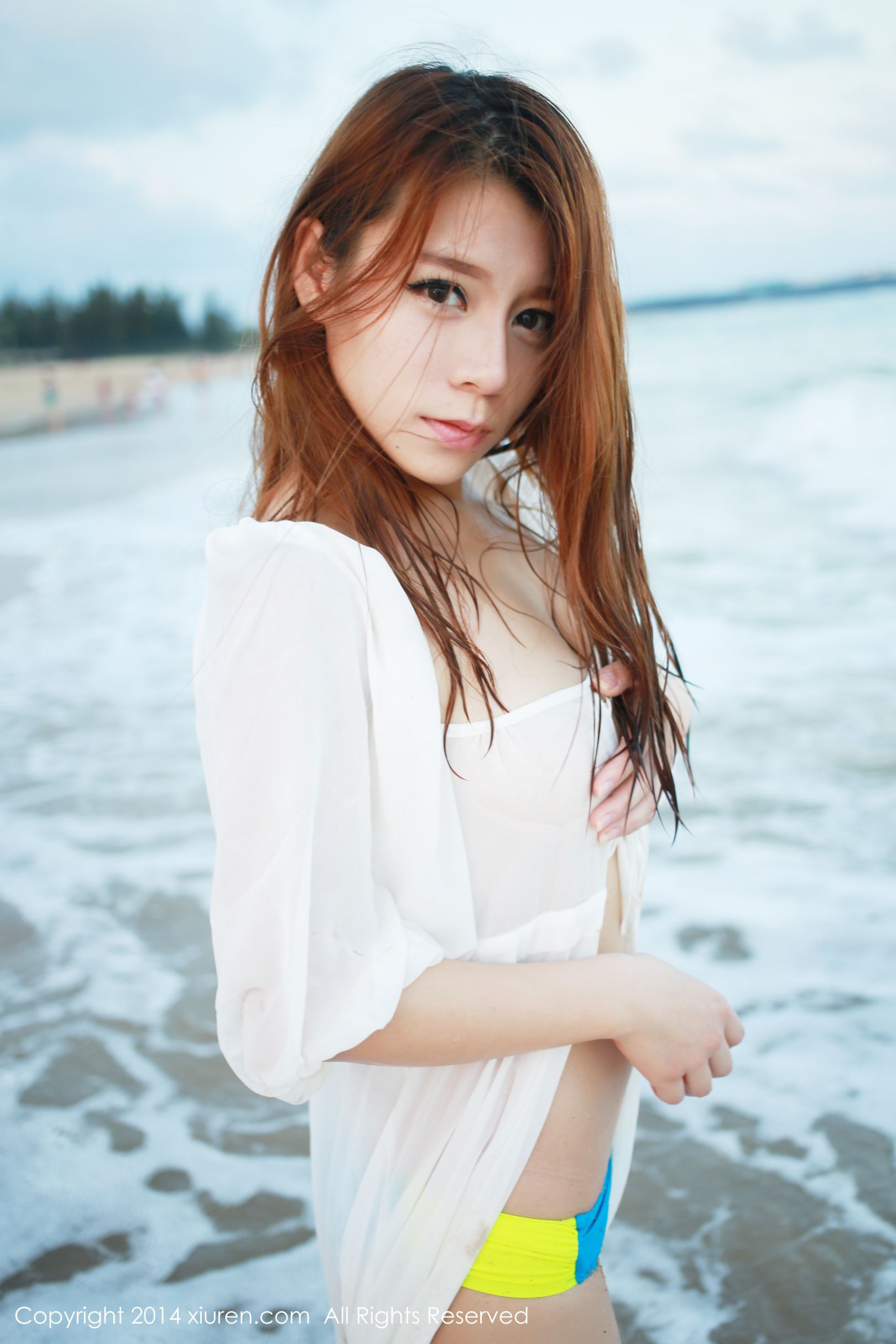[XIUREN秀人网] vetiver嘉宝贝儿-海边唯美清新套图