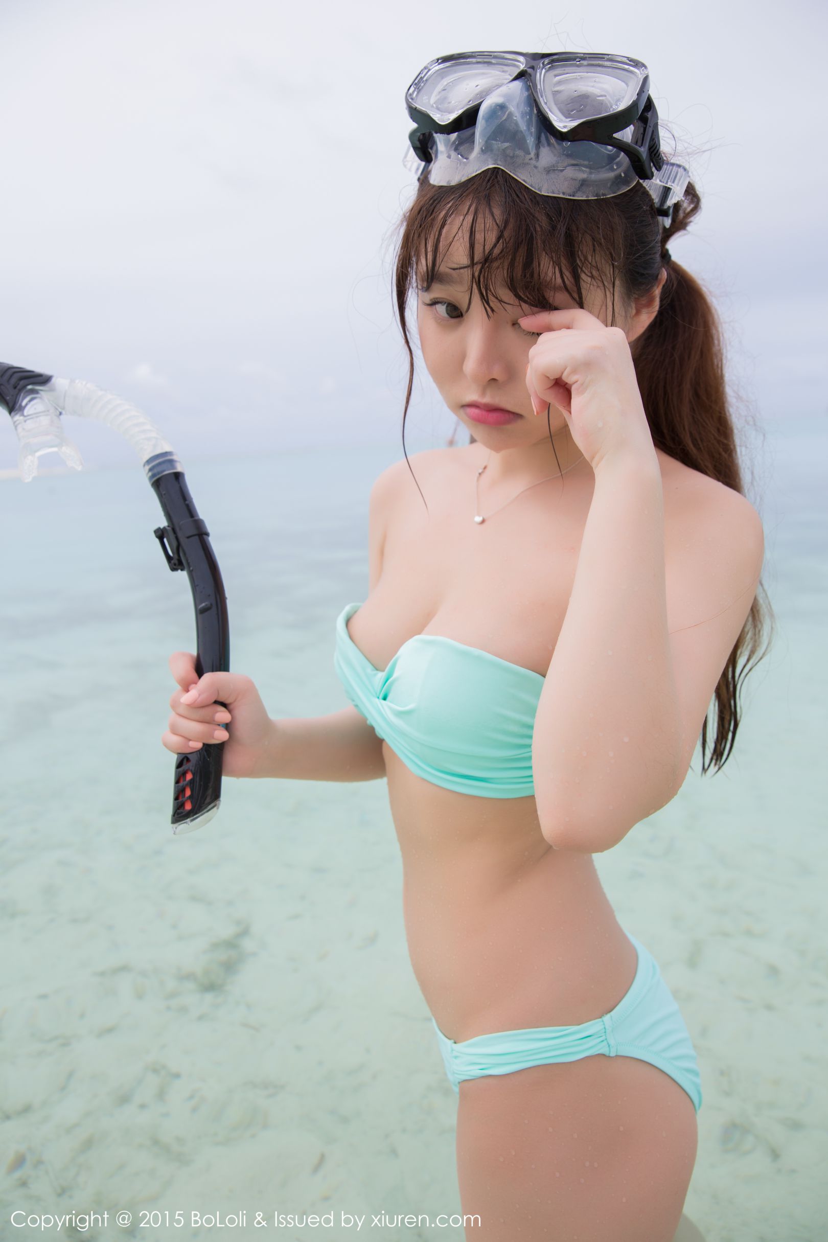 [BoLoli波萝社] VOL.049 柳侑绮Sevenbaby - 马尔代夫旅拍海边湿身写真