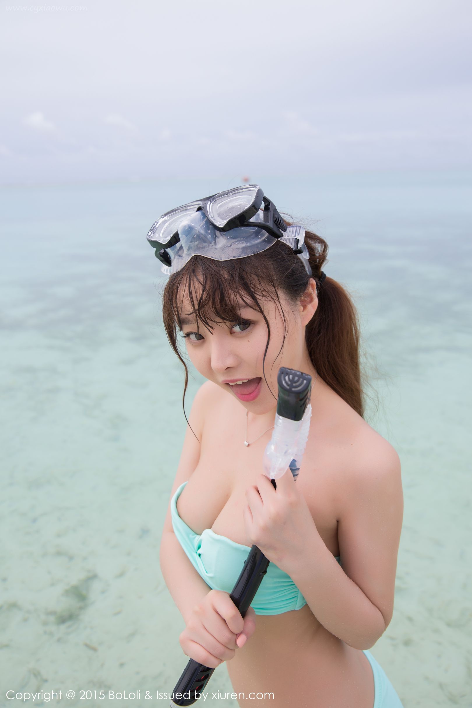 [BoLoli波萝社] VOL.049 柳侑绮Sevenbaby - 马尔代夫旅拍海边湿身写真