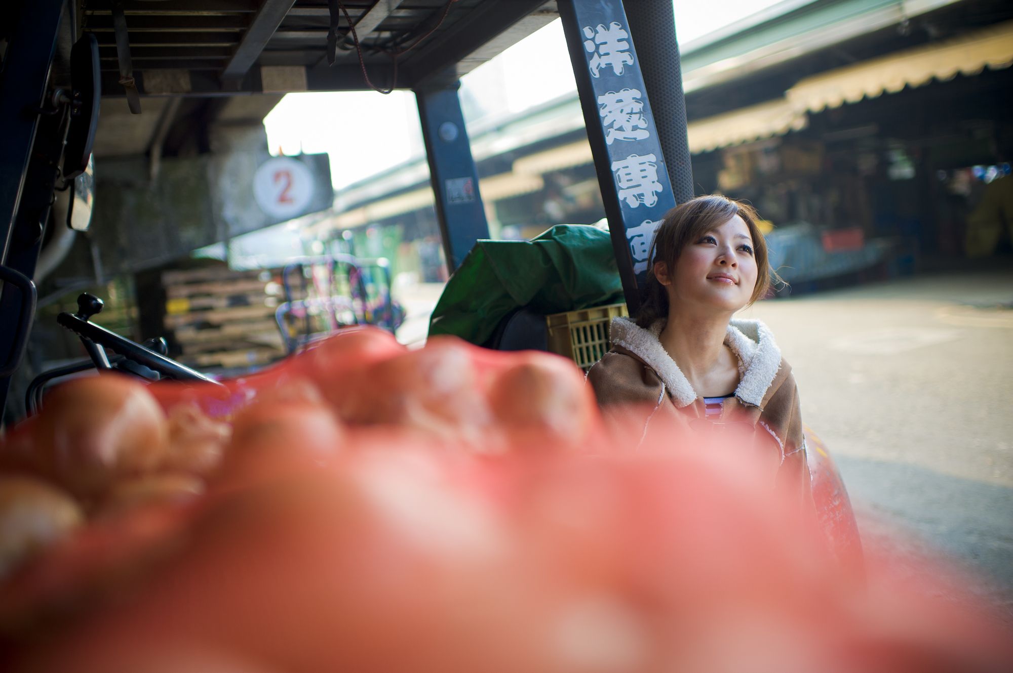 果子张凯洁 - 萬華果菜市場高清写真