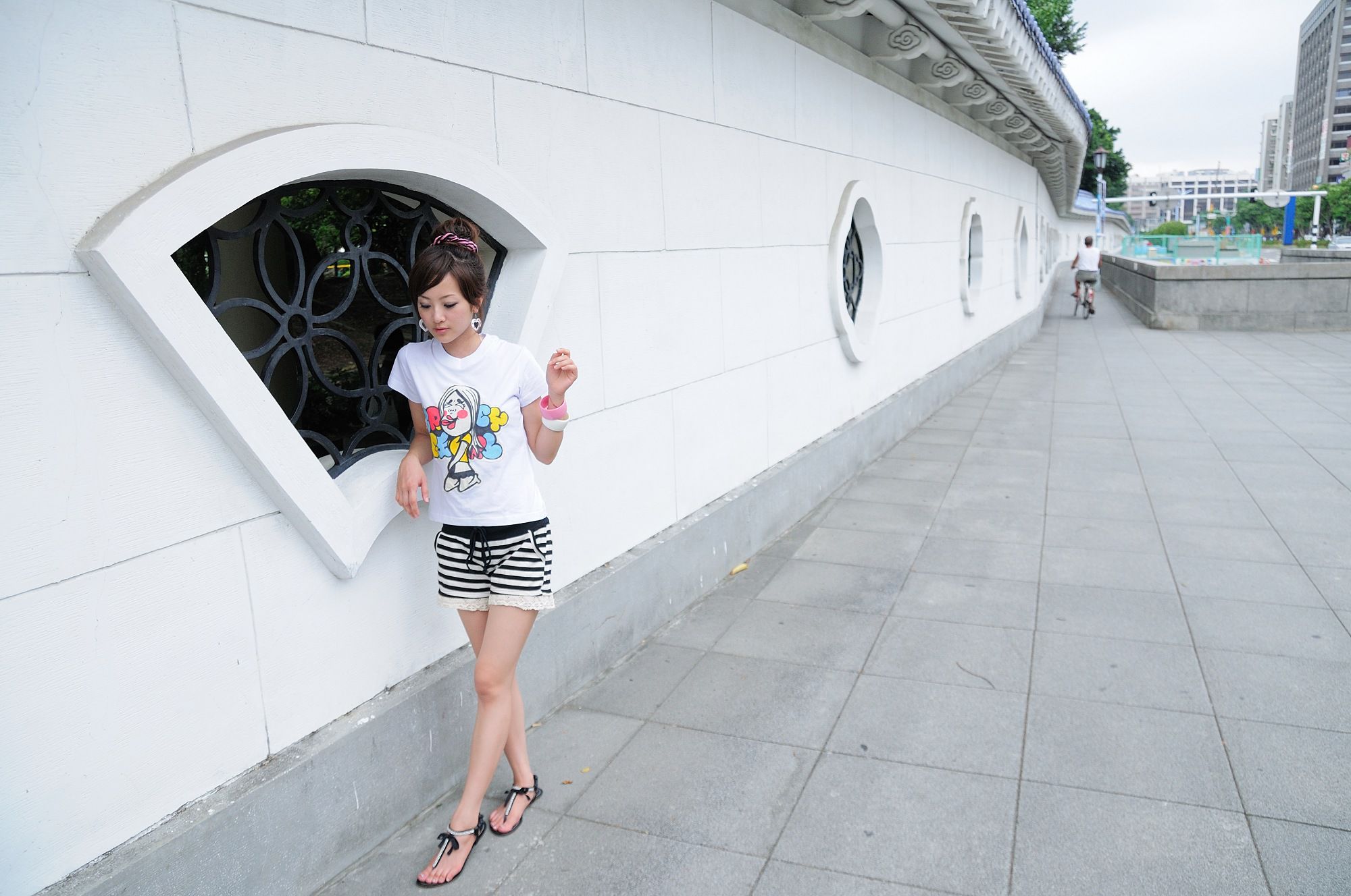 台湾美女果子MM - 植物園+中正紀念堂摄影写真套图