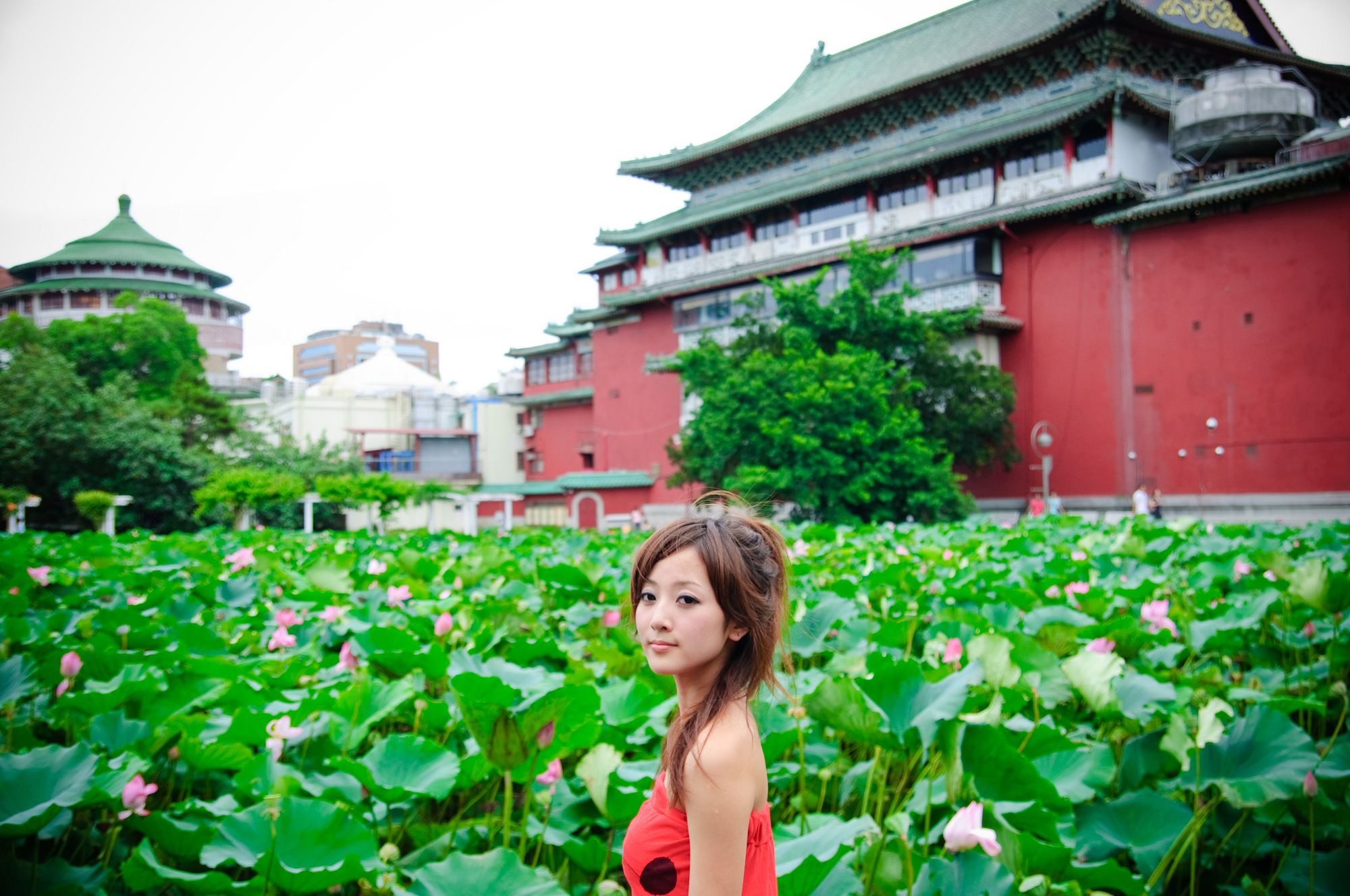 台湾美女果子MM - 植物園+中正紀念堂摄影写真套图