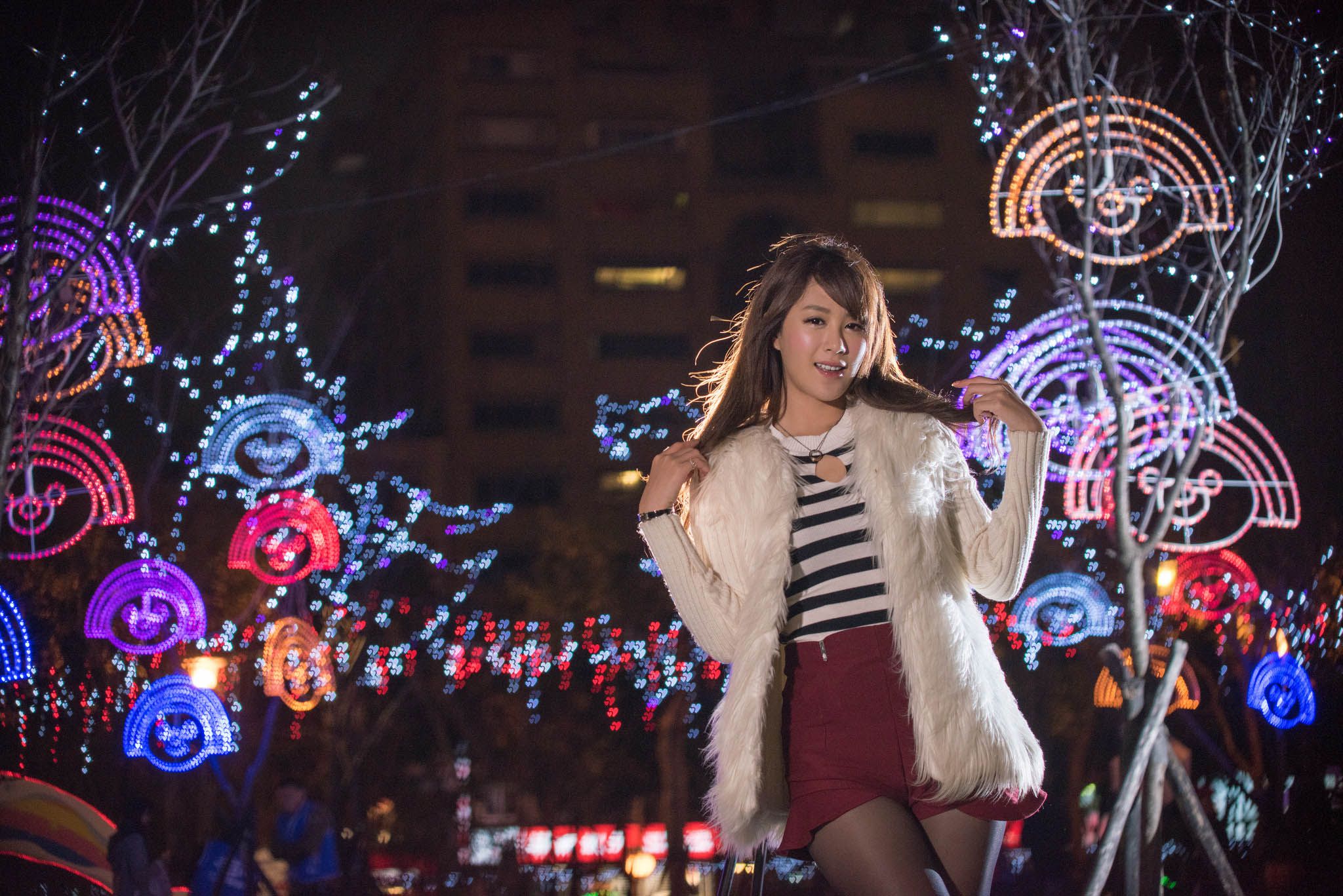 [Beautyleg番外篇] 台湾腿模MISO夏晴-圣诞外拍写真