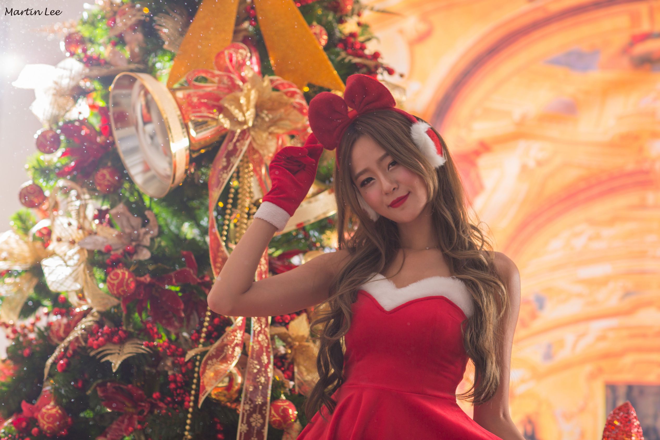 [Beautyleg番外篇] Winnie小雪 - 圣诞节时尚棚拍3套服装高清合集