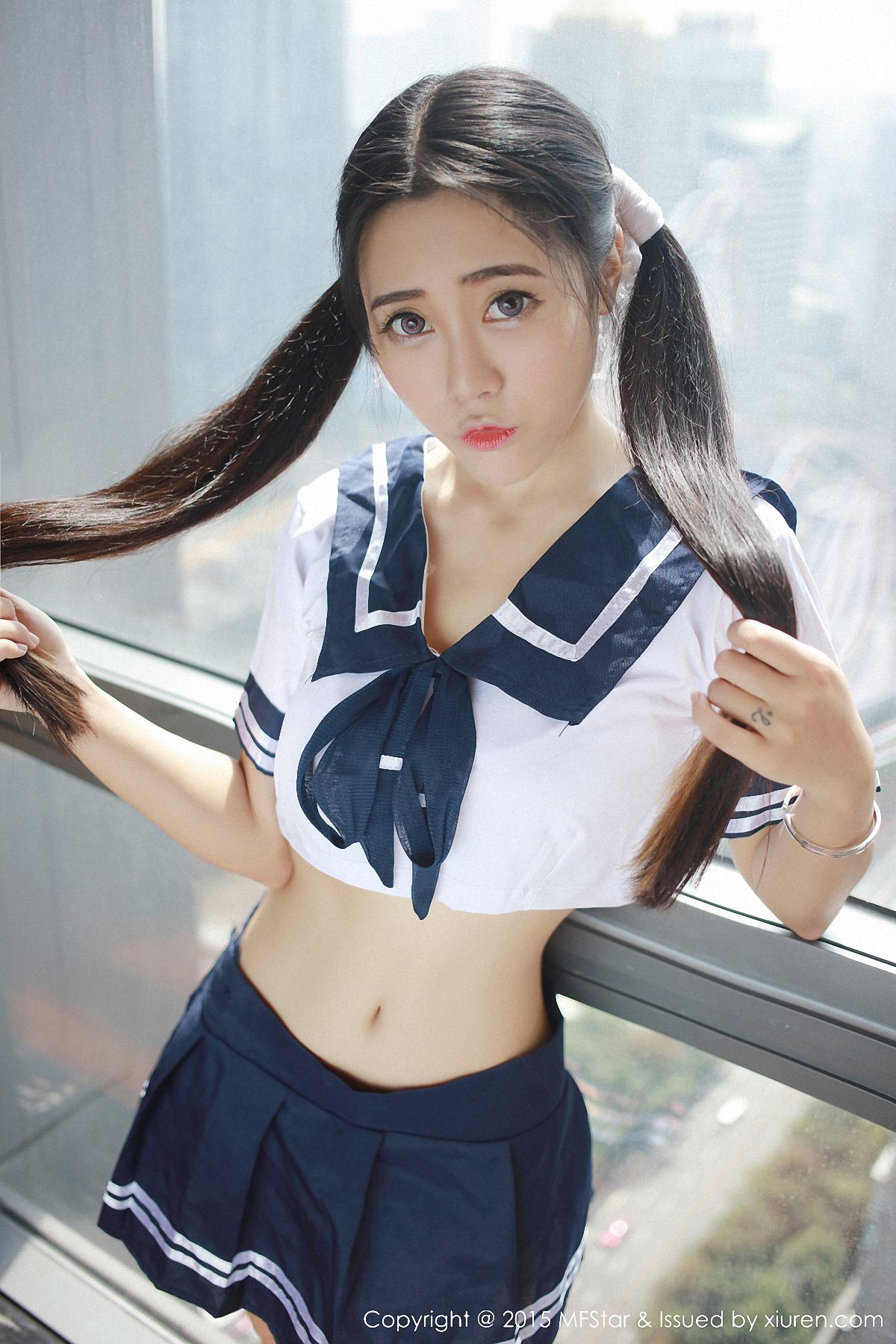 [MFStar模范学院] VOL.032 兜豆靓Youlina - 大尺度制服写真套图