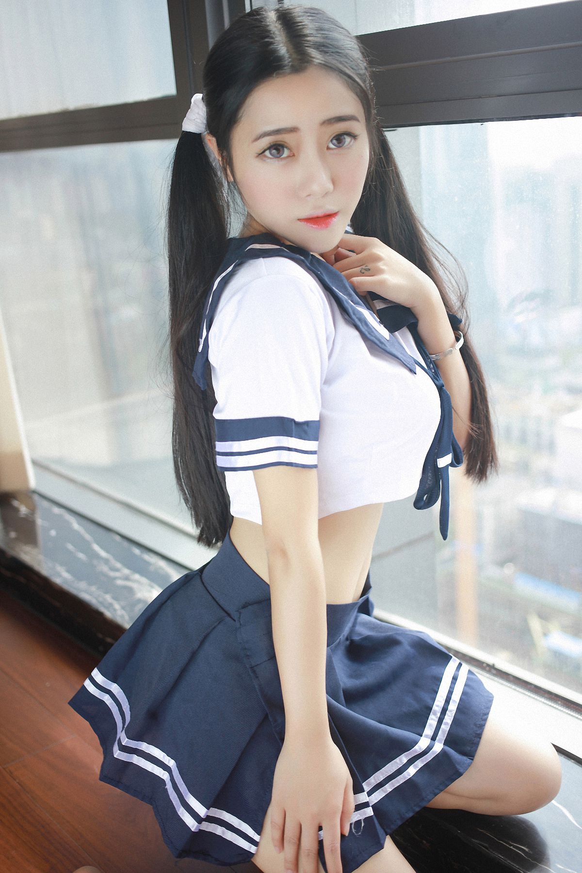 [MFStar模范学院] VOL.032 兜豆靓Youlina - 大尺度制服写真套图