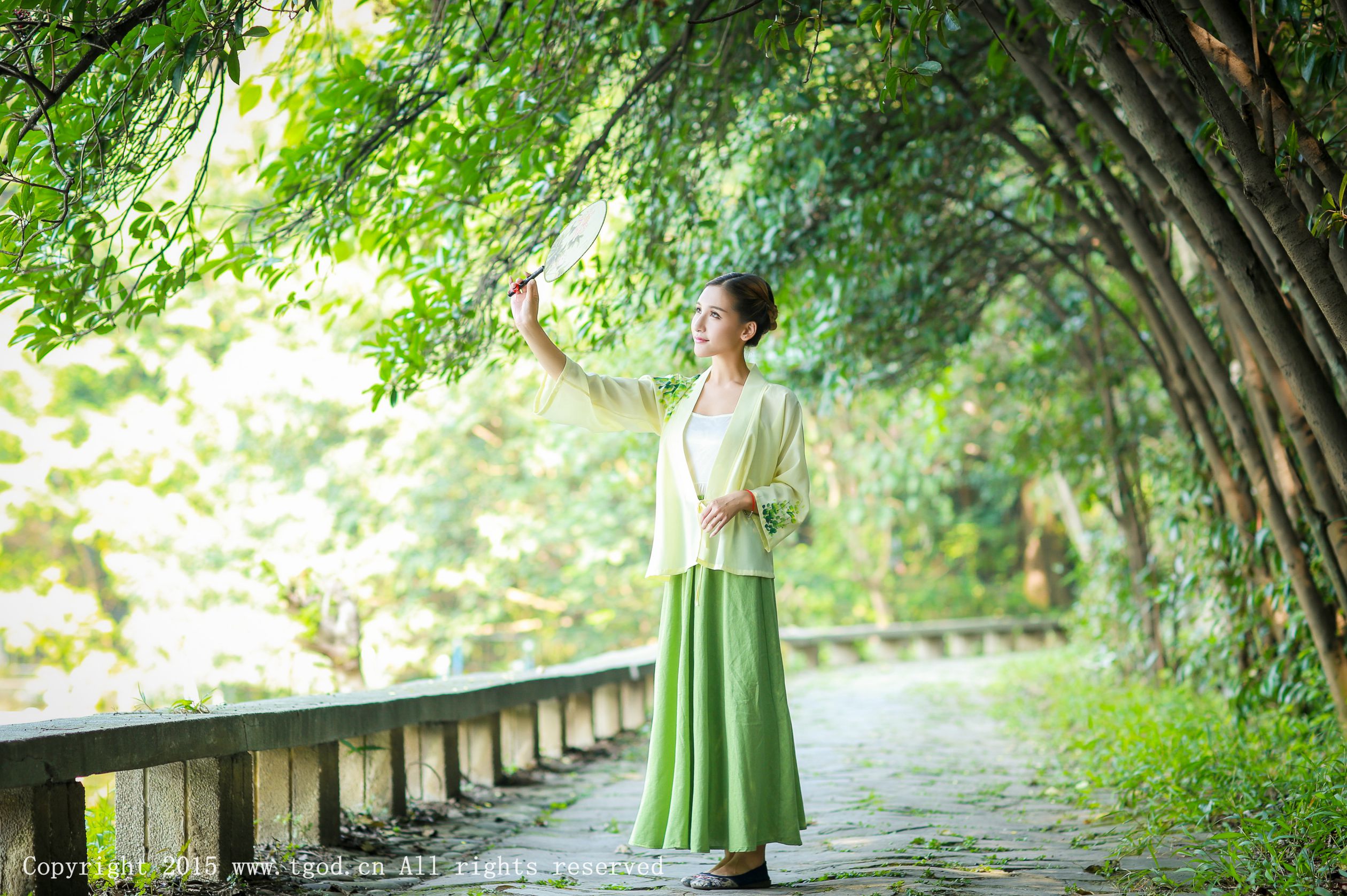 [TGOD推女神] 艾希ICE女神 - 清新汉服古典唯美写真