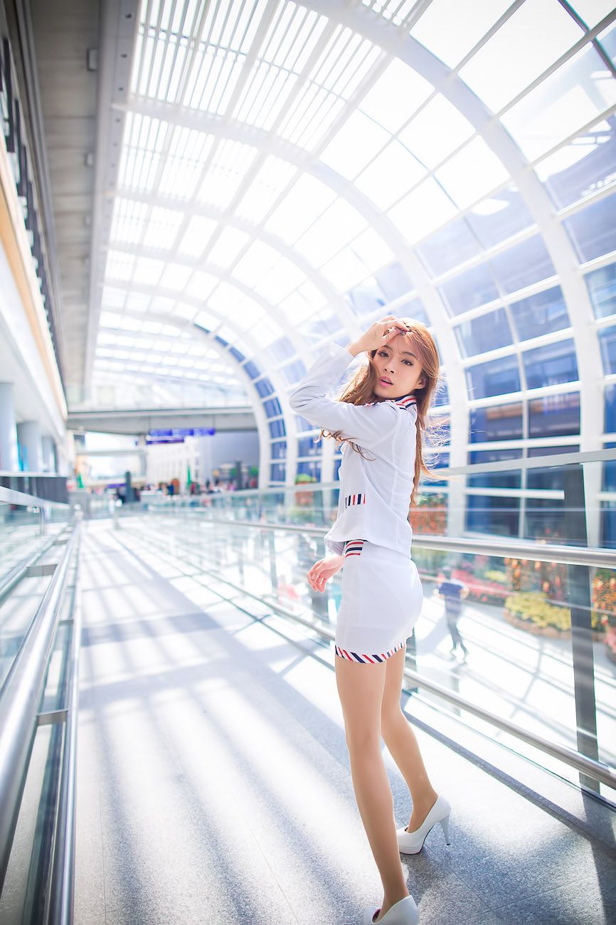 美丽空姐刘思琪 - 香港国际机场摄影写真套图