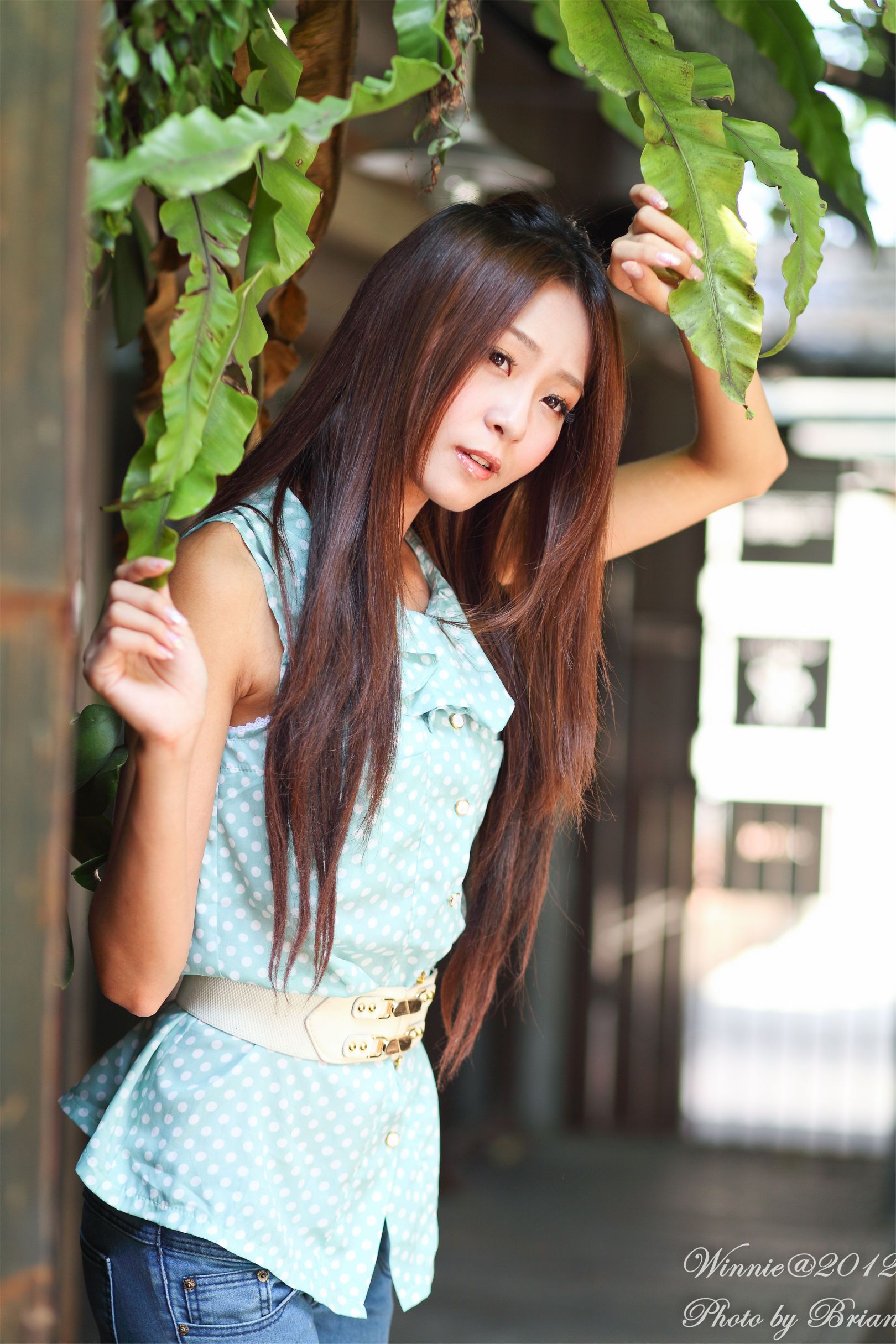 [Beautyleg番外篇] 阳光美女Winnie小雪 - 华山特区郊外竹林写真套图