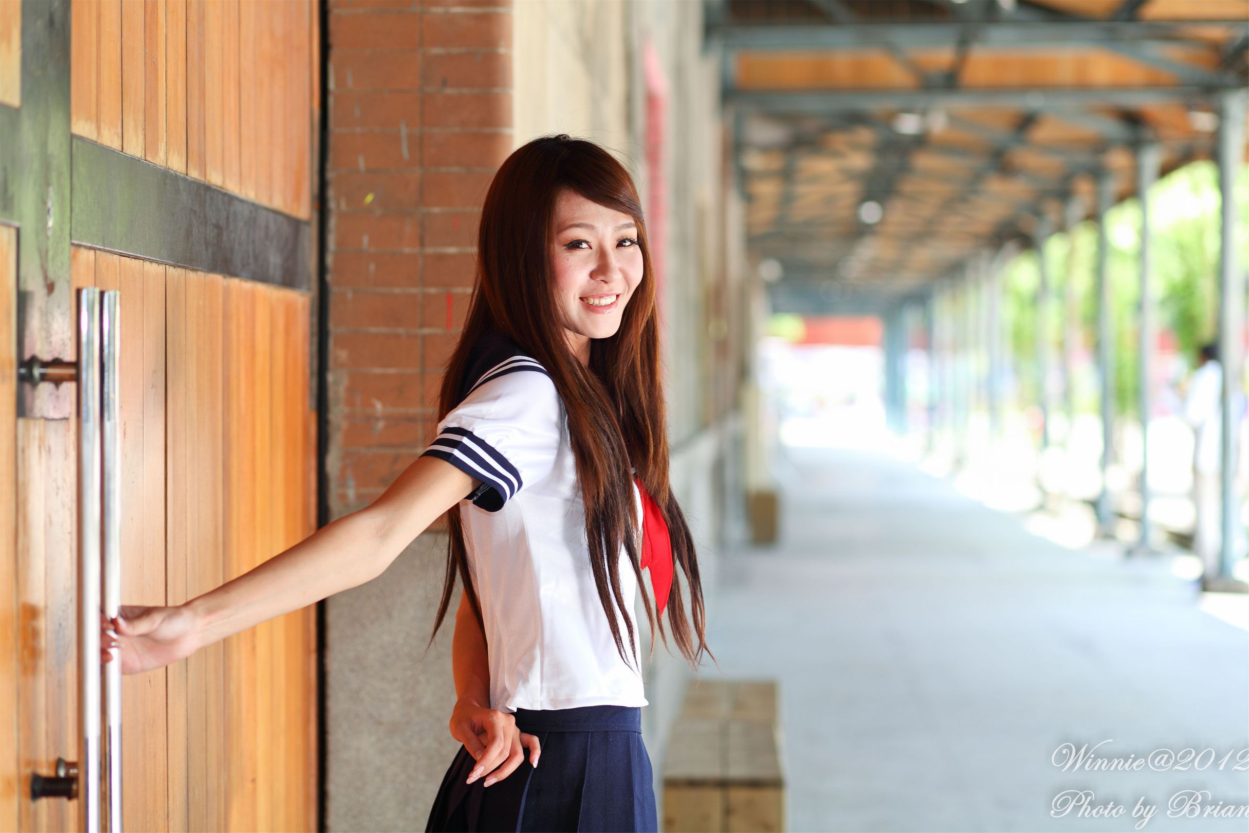 [Beautyleg番外篇] Winnie小雪 - 华山特区学生制服外拍写真
