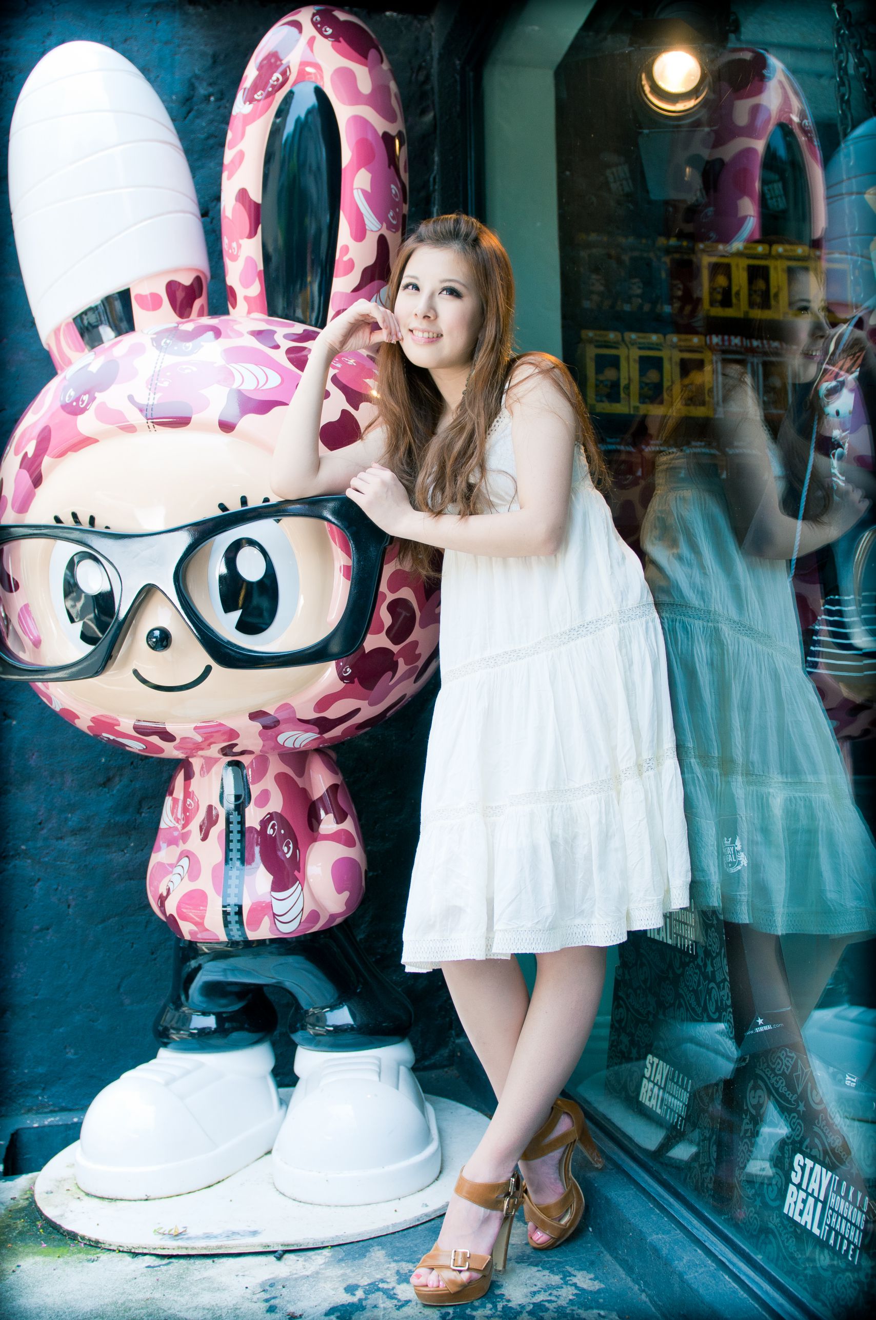 台湾美女kate小米 - 时尚优雅街拍高清图片