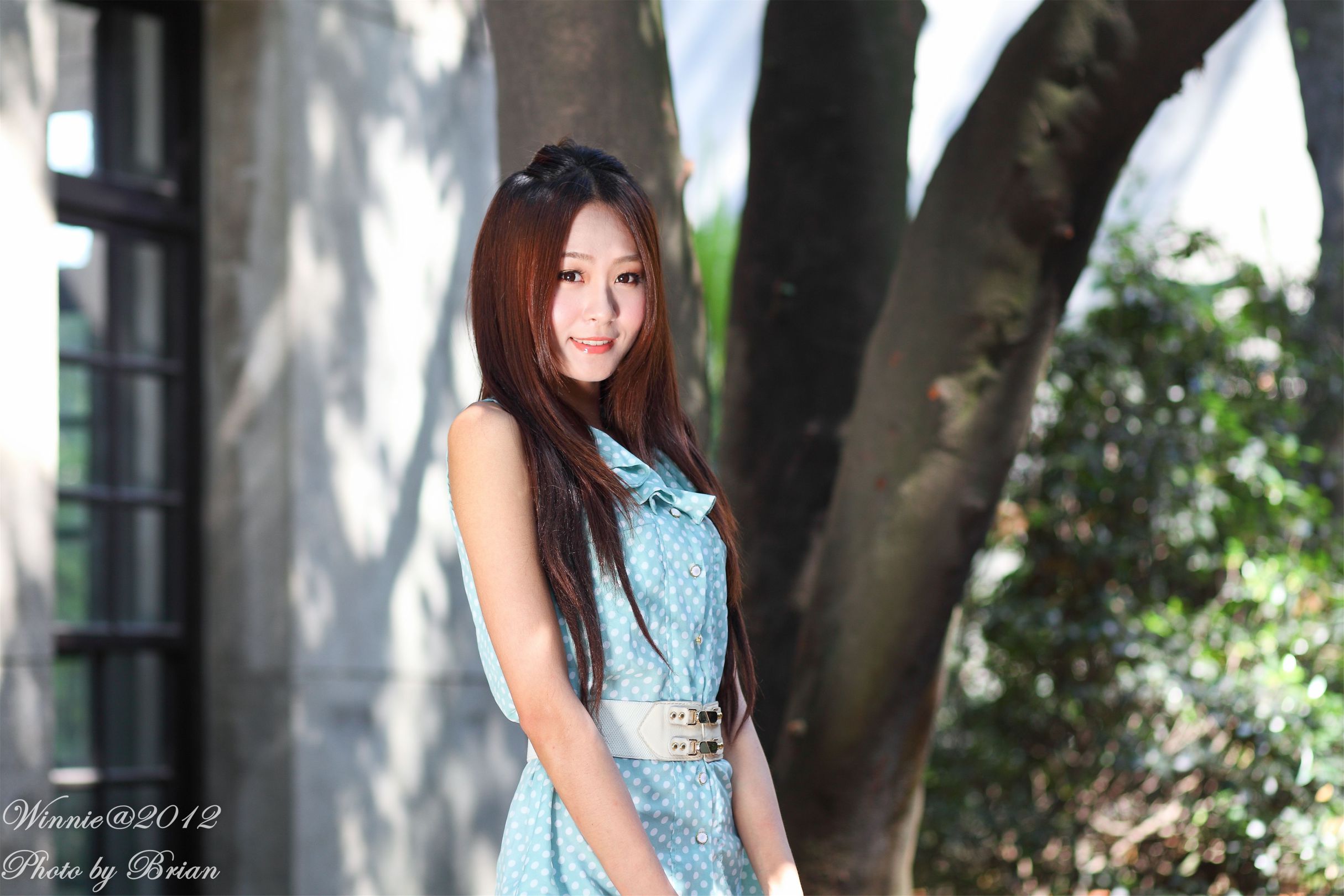 [Beautyleg番外篇] 阳光美女Winnie小雪 - 华山特区郊外竹林写真套图