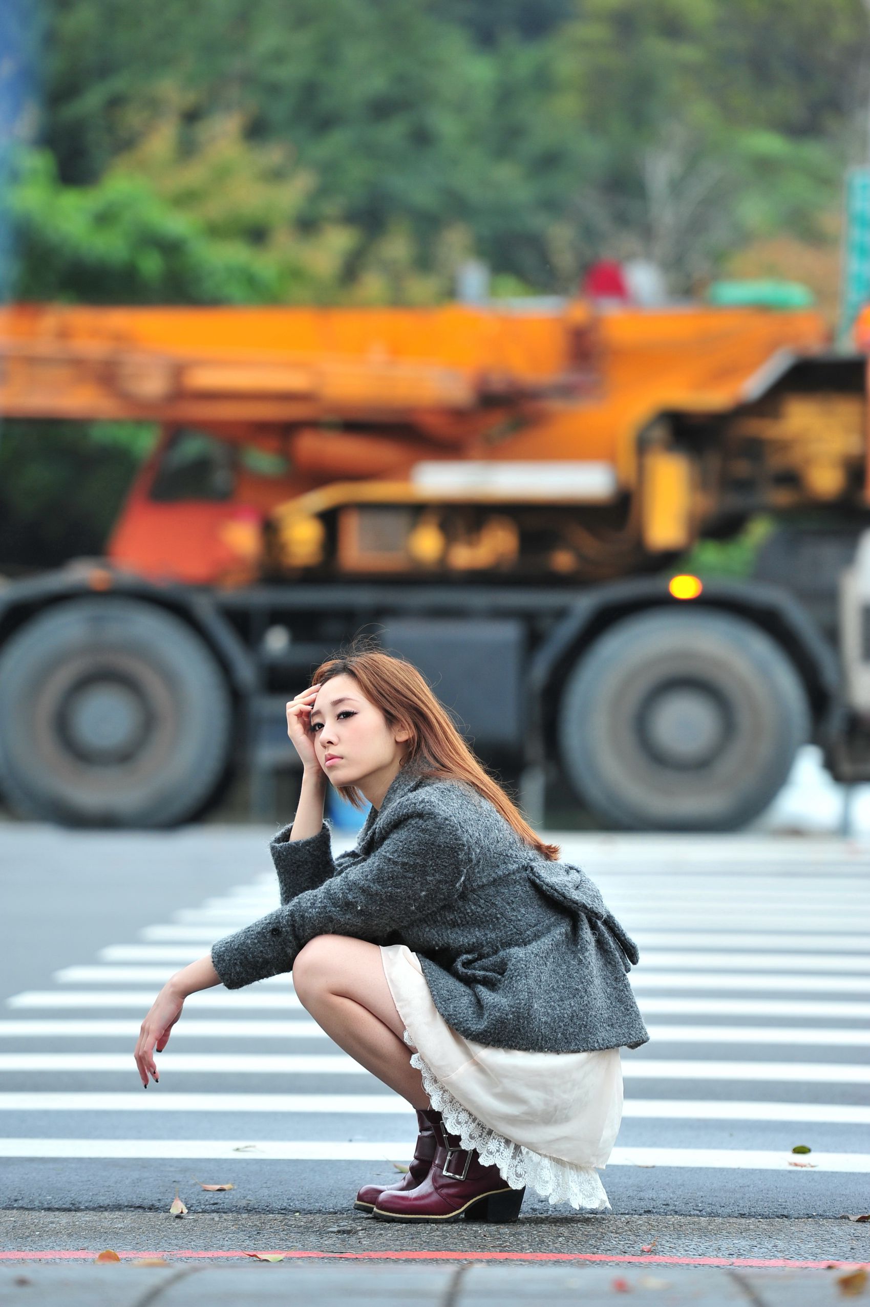 台湾时尚文艺美女 - 户外清新写真合集