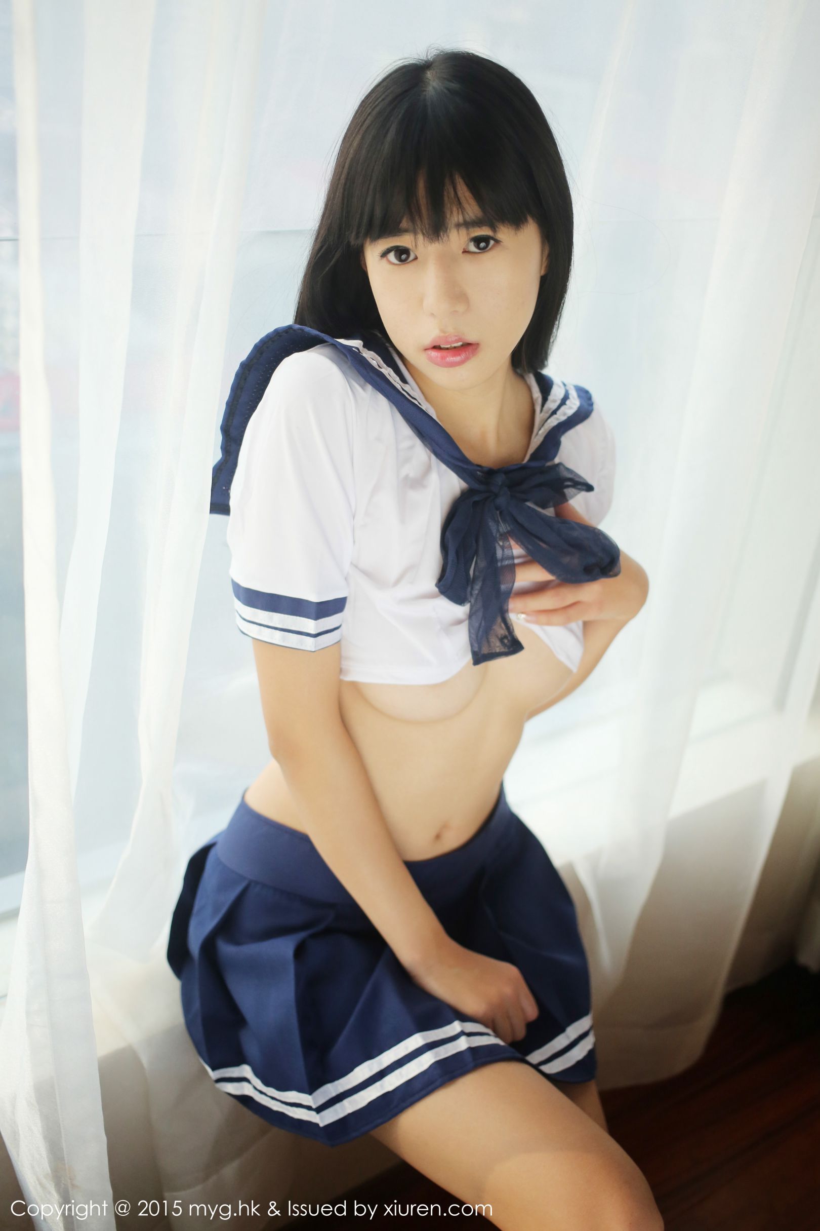 [MyGirl美媛馆] VOL.184 Ellie艾栗栗 - 学生妹水手服系列写真