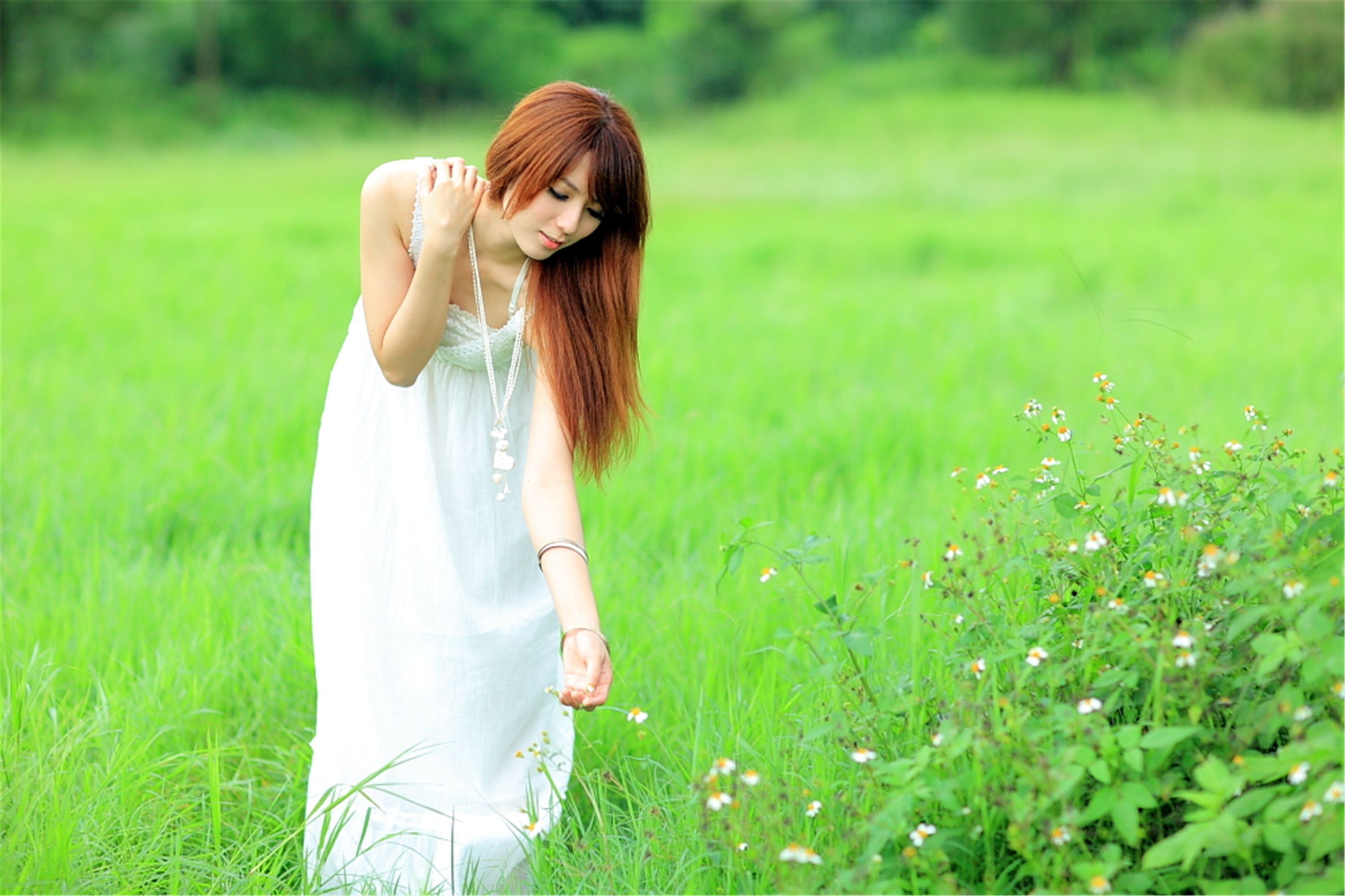 [台湾美女] 小静 - 农场初夏田园风光写真套图