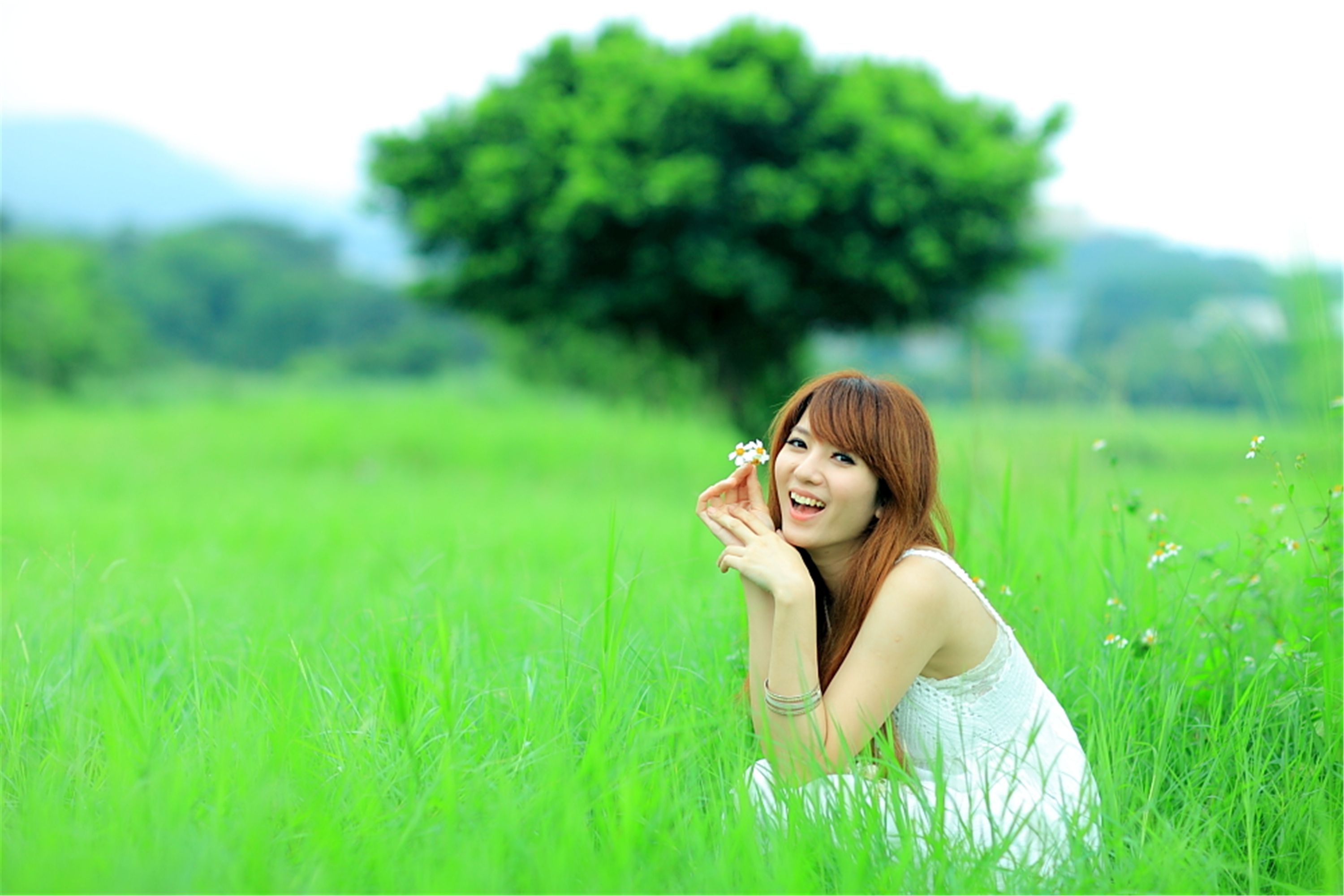 [台湾美女] 小静 - 农场初夏田园风光写真套图