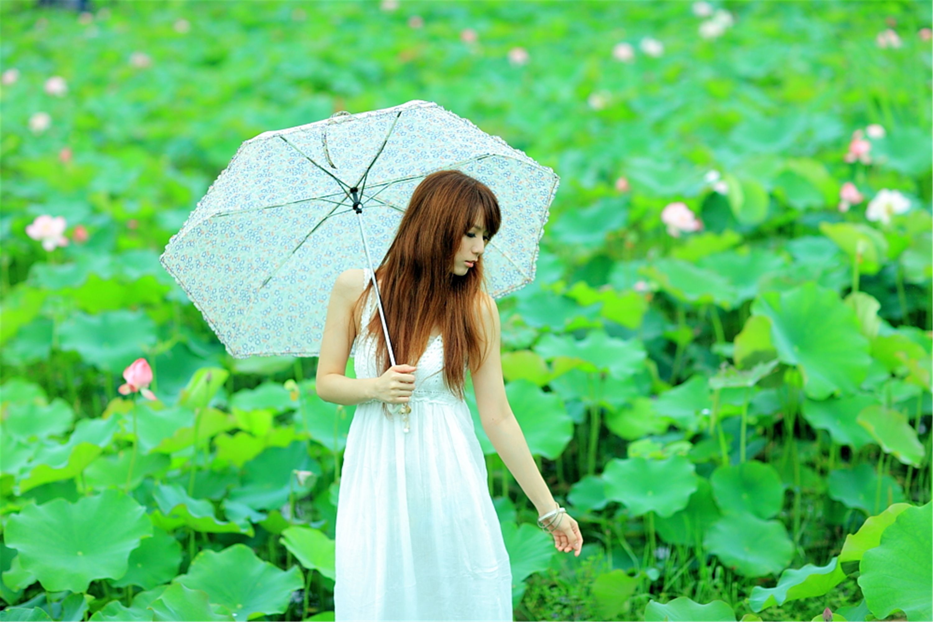 [台湾美女] 小静 - 农场初夏田园风光写真套图