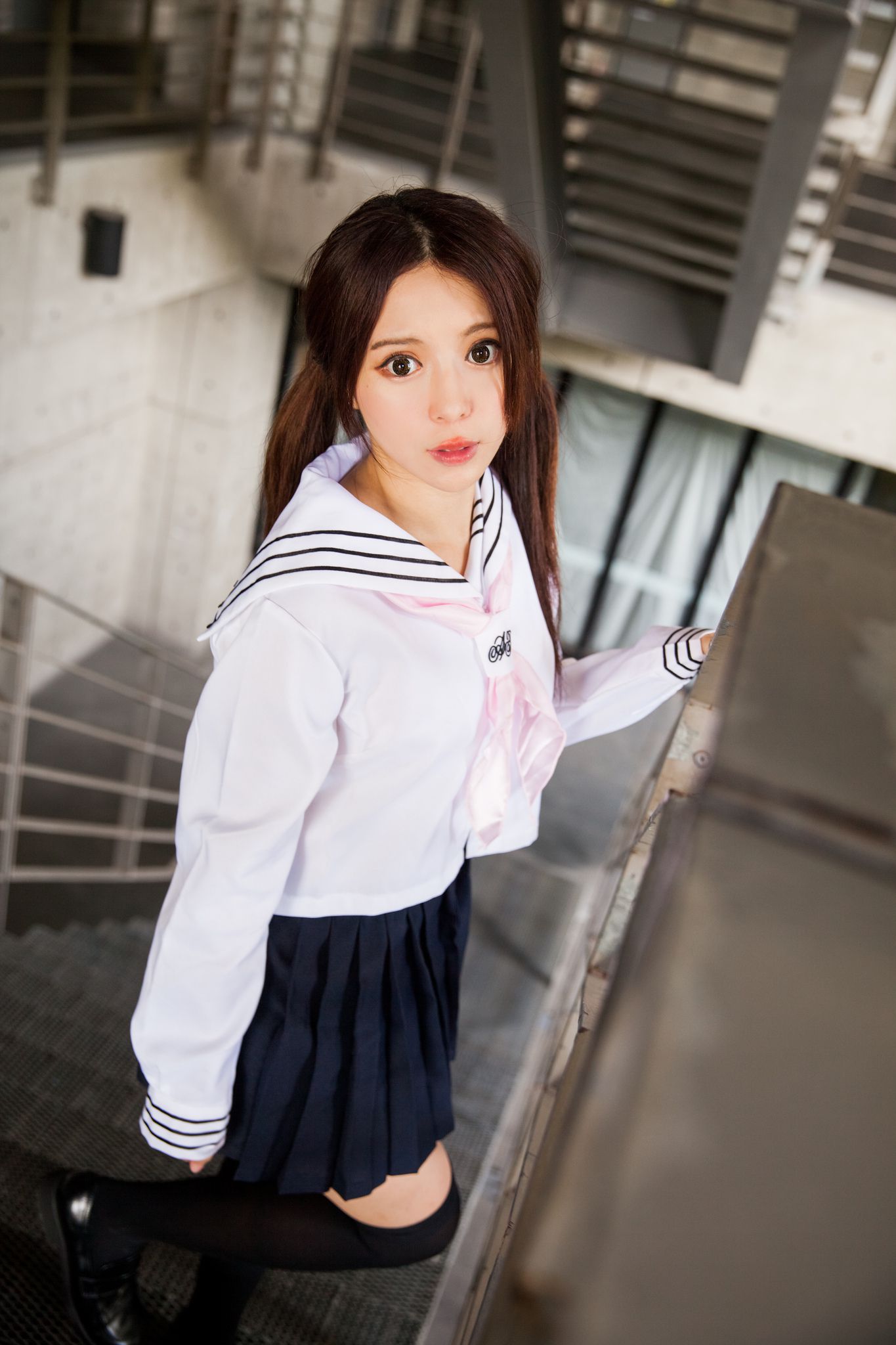 台湾妹子张齐郡JULIE - 水手服学生装外拍套图